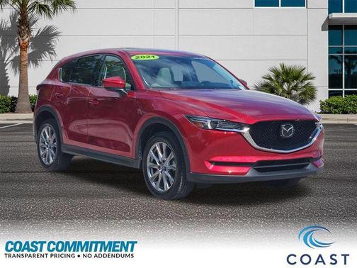 Soul Red Crystal Metallic 2021 Mazda CX-5 Grand Touring