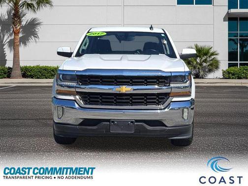Summit White 2017 Chevrolet Silverado 1500 1LT