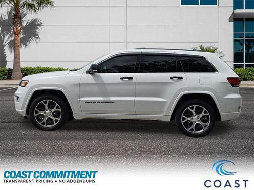 Bright White Clearcoat 2019 Jeep Grand Cherokee Overland