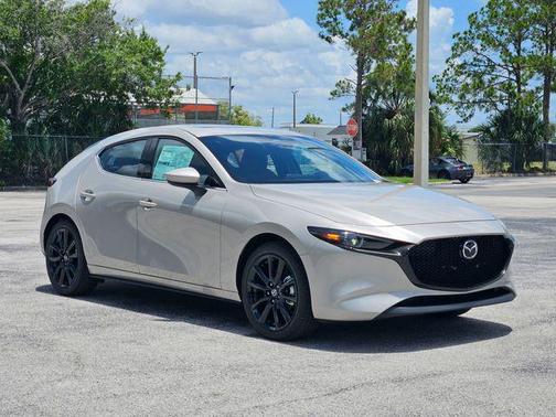 Platinum Quartz Metallic 2026 Mazda Mazda3 FWD w/Premium Package