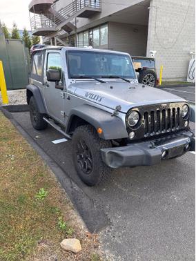 Billet Silver Metallic Clearcoat 2015 Jeep Wrangler Willys Wheeler