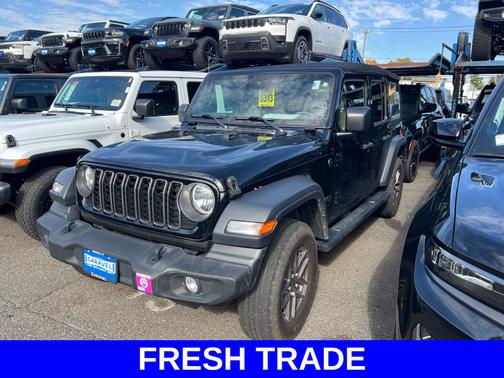 Black Clearcoat 2024 Jeep Wrangler Sport S