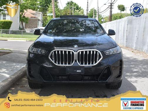 Black Sapphire Metallic 2025 BMW X6 xDrive40i