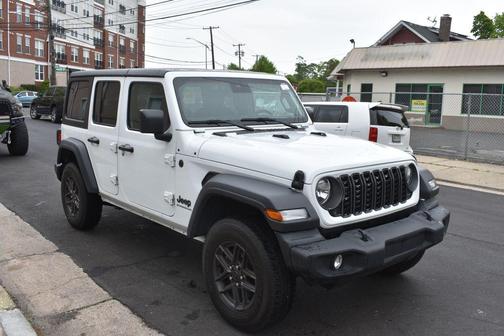 Bright White Clearcoat 2025 Jeep Wrangler Sport S
