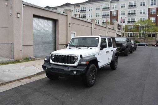 Bright White Clearcoat 2025 Jeep Wrangler Sport S
