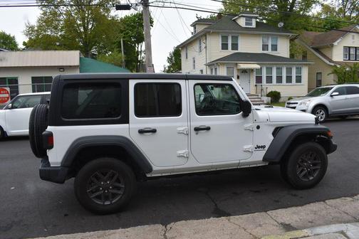 Bright White Clearcoat 2025 Jeep Wrangler Sport S