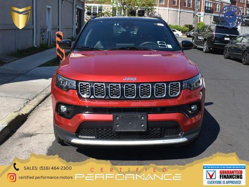 Red Hot Pearlcoat 2025 Jeep Compass Limited