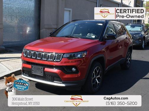 Red Hot Pearlcoat 2025 Jeep Compass Limited