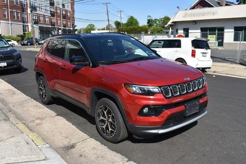 Red Hot Pearlcoat 2025 Jeep Compass Limited