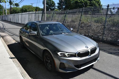 Gray Metallic 2025 BMW 330 330i