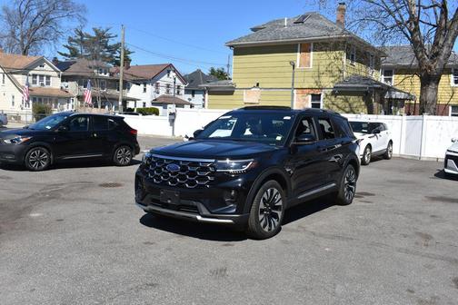 Black Metallic 2025 Ford Explorer Platinum