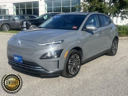 Gray 2023 Hyundai KONA EV SEL