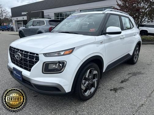 White 2025 Hyundai VENUE SEL
