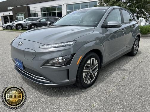 Gray 2023 Hyundai KONA EV SEL