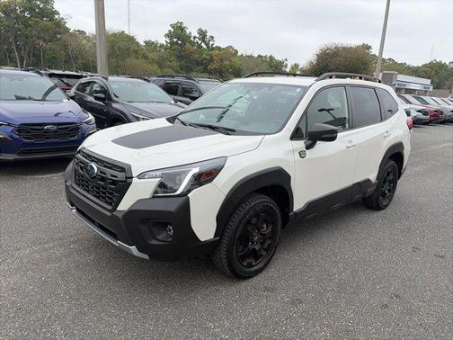 Crystal White Pearl 2023 Subaru Forester Wilderness