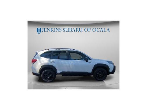 Crystal White Pearl 2023 Subaru Forester Wilderness