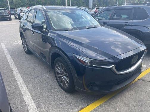 Deep Crystal Blue Mica 2021 Mazda CX-5 Grand Touring
