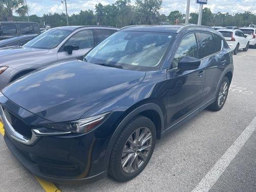 Deep Crystal Blue Mica 2021 Mazda CX-5 Grand Touring