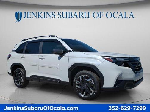 Crystal White Pearl 2026 Subaru Forester Limited