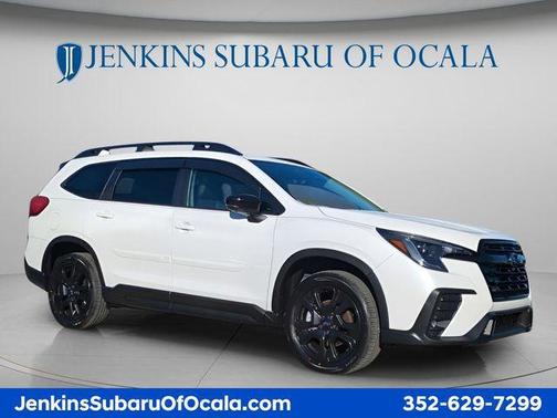 Crystal White Pearl 2026 Subaru Ascent Onyx Edition Touring