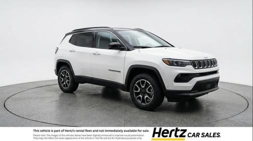 Bright White Clearcoat 2025 Jeep Compass Trailhawk
