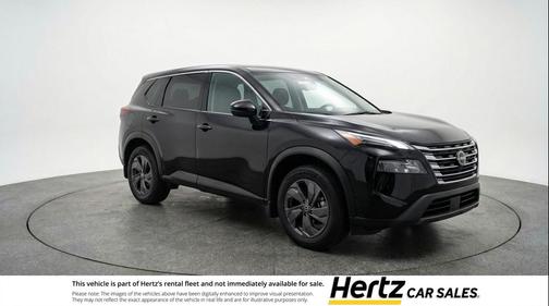 Super Black 2025 Nissan Rogue SV