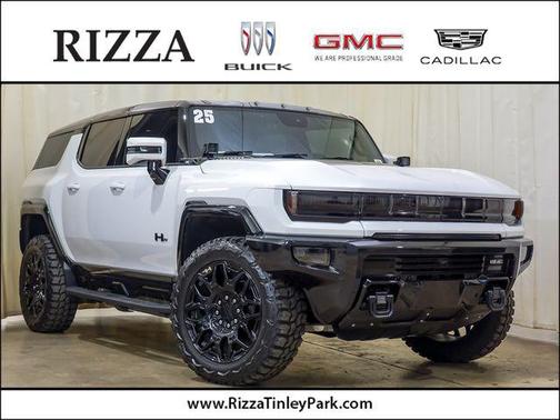 Interstellar White 2025 GMC HUMMER EV SUV 3X