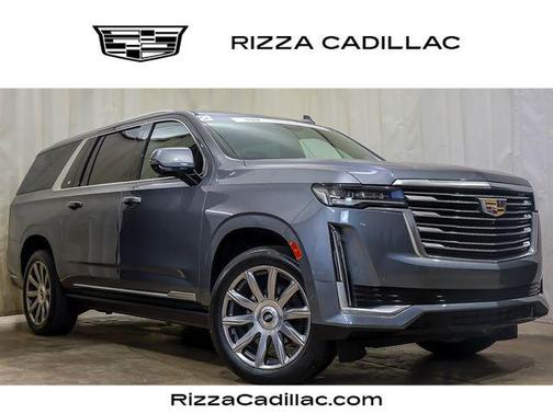 Satin Steel Metallic 2021 Cadillac Escalade ESV Premium Luxury Platinum