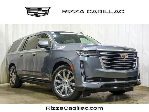 Satin Steel Metallic 2021 Cadillac Escalade ESV Premium Luxury Platinum
