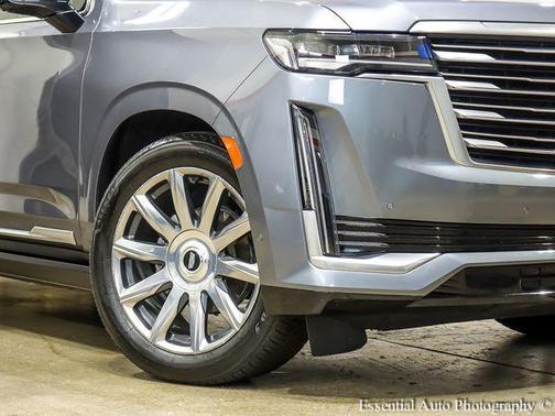 Satin Steel Metallic 2021 Cadillac Escalade ESV Premium Luxury Platinum