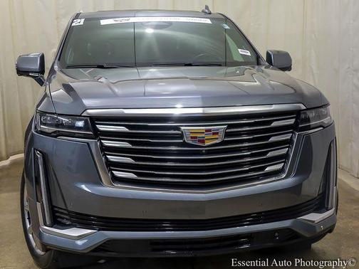Satin Steel Metallic 2021 Cadillac Escalade ESV Premium Luxury Platinum