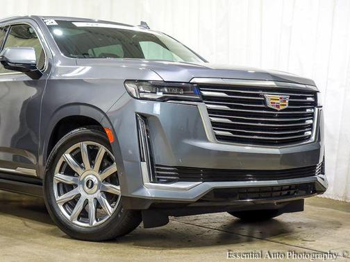 Satin Steel Metallic 2021 Cadillac Escalade ESV Premium Luxury Platinum