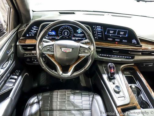 Satin Steel Metallic 2021 Cadillac Escalade ESV Premium Luxury Platinum
