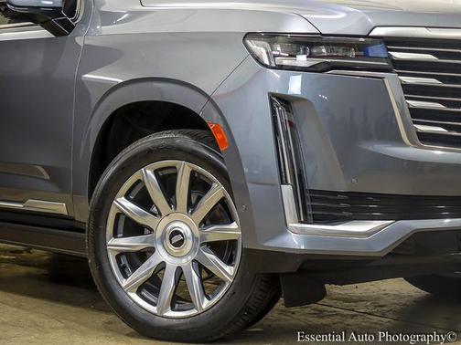 Satin Steel Metallic 2021 Cadillac Escalade ESV Premium Luxury Platinum