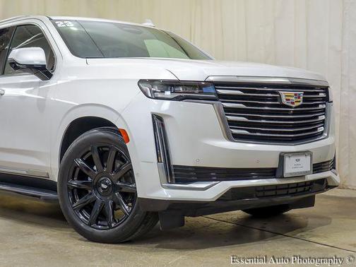 Crystal White Tricoat 2023 Cadillac Escalade Premium Luxury Platinum