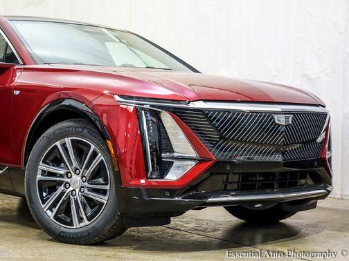 Radiant Red Tintcoat 2025 Cadillac LYRIQ Luxury