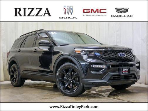 Agate Black Metallic 2024 Ford Explorer ST-Line