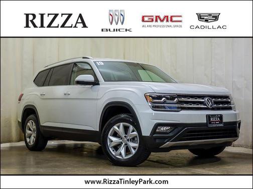Pure White 2019 Volkswagen Atlas 3.6L SE