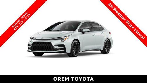 Wind Chill Pearl 2026 Toyota Corolla Hybrid SE Sedan