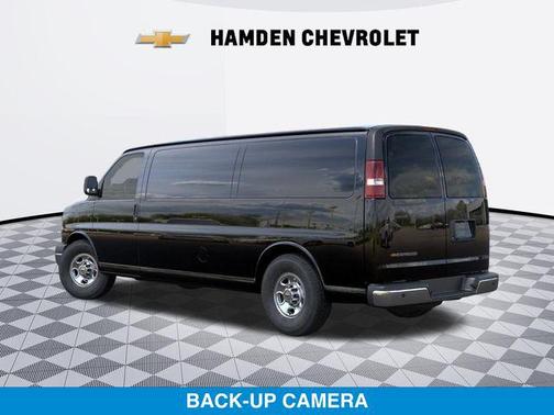 Black 2026 Chevrolet Express 3500 3500 Extended Wheelbase, WT, RWD