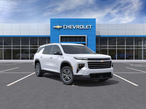 White 2027 Chevrolet Traverse LT