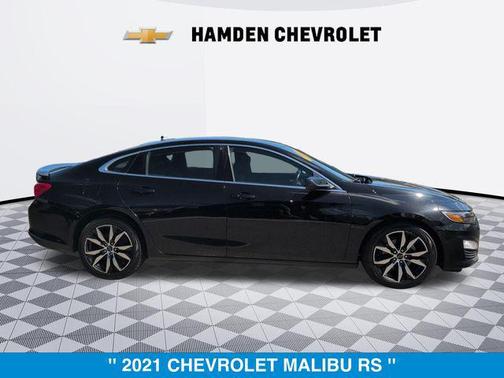 Mosaic Black Metallic 2021 Chevrolet Malibu FWD RS