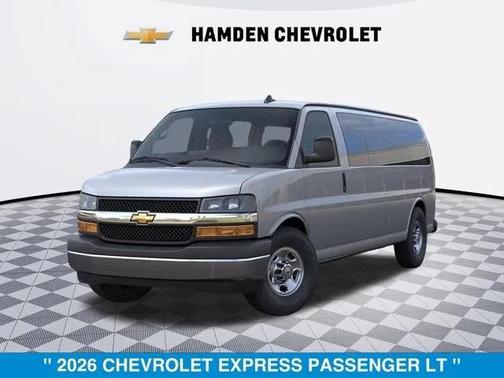 Silver Ice Metallic 2026 Chevrolet Express 3500 3500 Extended Wheelbase, LT, RWD