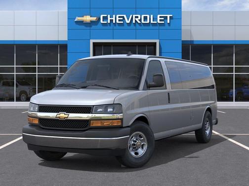 Silver Ice Metallic 2026 Chevrolet Express 3500 3500 Extended Wheelbase, LT, RWD