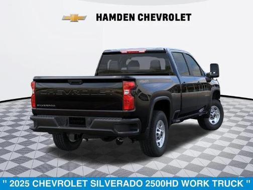 Black 2025 Chevrolet Silverado 2500 WT