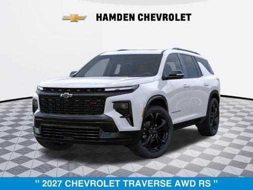 Polar White Tricoat 2027 Chevrolet Traverse RS