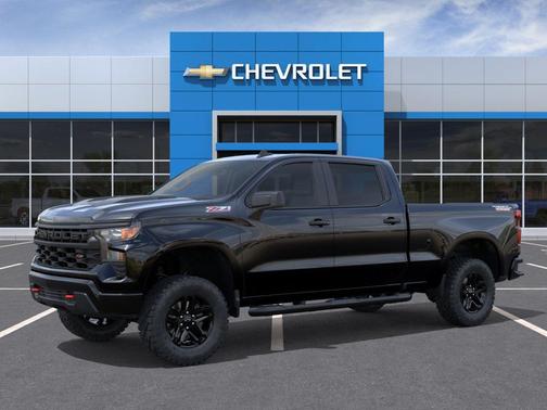 Black 2026 Chevrolet Silverado 1500 Custom Trail Boss