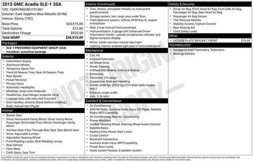 2015 GMC Acadia SLE-1