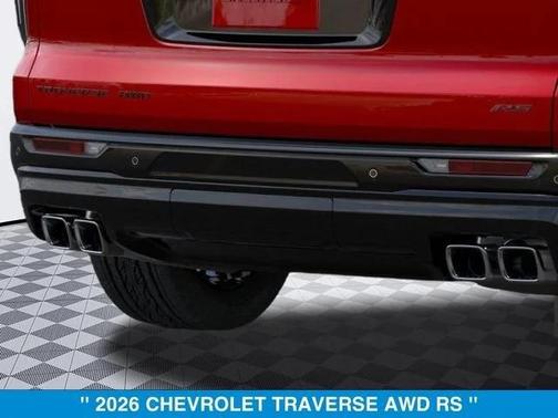 Radiant Red Tintcoat 2026 Chevrolet Traverse RS