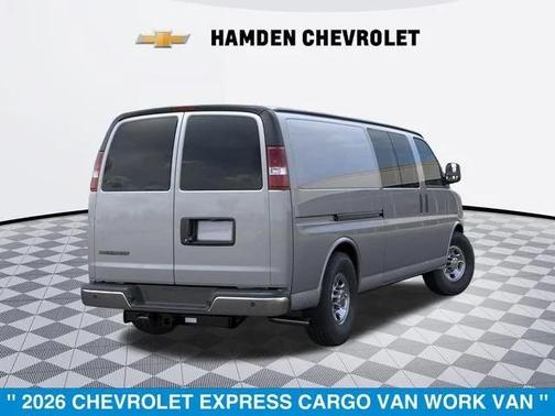 Silver Ice Metallic 2026 Chevrolet Express 3500 3500 Extended Wheelbase, WT, RWD